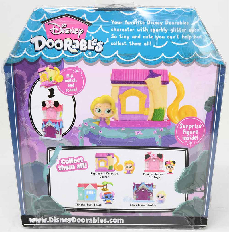 Disney Doorables Mini Playset Rapunzel’s Creative Corner back of box