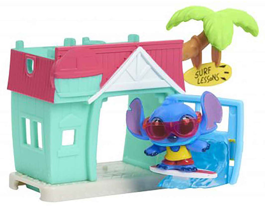 Disney Doorables Mini Playset Stitch’s Surf Shack look inside