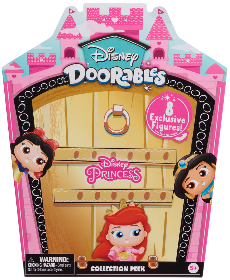 Disney Doorables Glitter and Gold Princess Collection Peek (8 pieces per box)