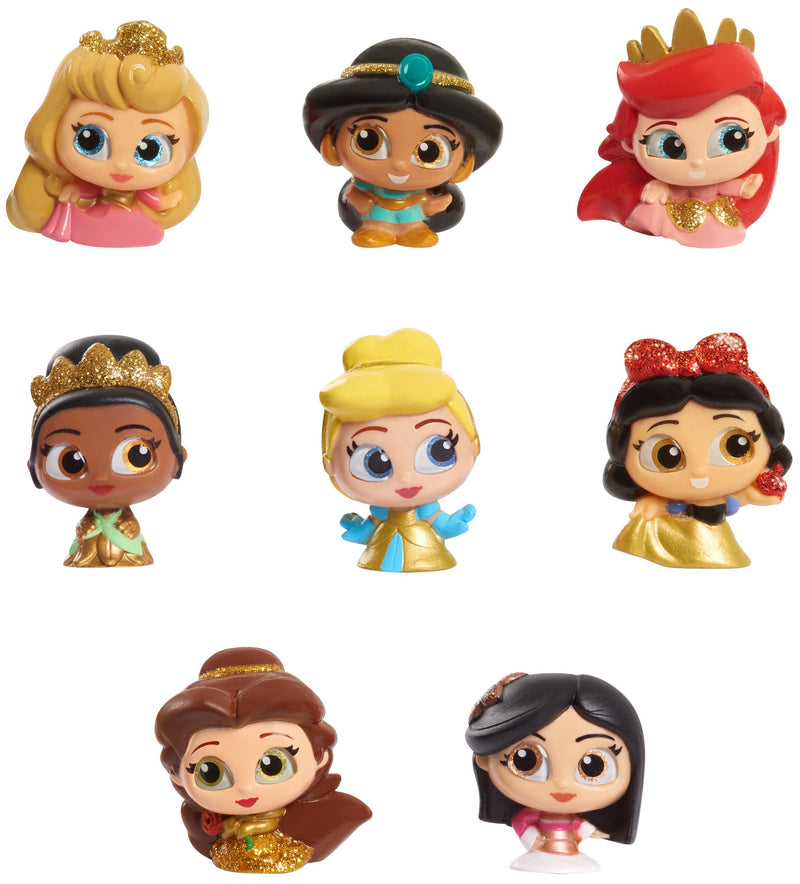 Disney Doorables Glitter and Gold Princess Collection Peek (8 pieces per box) loose pieces