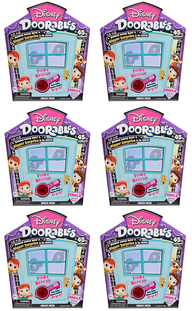 Disney Doorable Series 6 - multi peek (Sealed box of 6)
