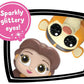 Disney Doorable Series 6 - multi peek (Sealed box of 6) sparkly glittery eyes