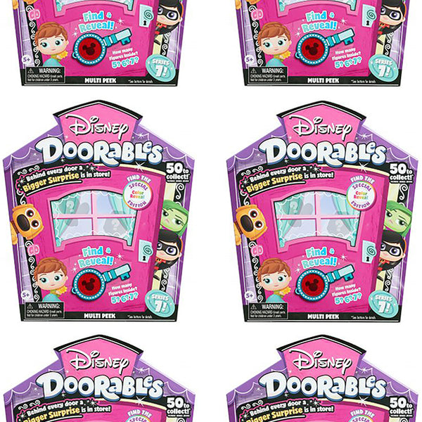 Disney Doorables Series 7 Mini Peek Mystery Pack, FULL CASE OF 18 PACKS