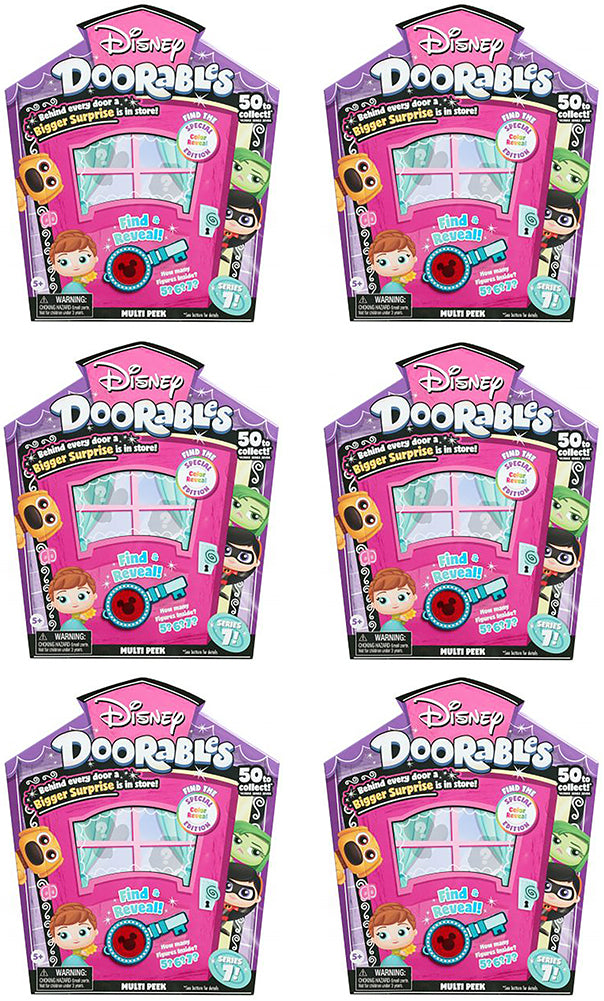 Disney Doorables Series 7 - multi peek (Sealed box of 6)