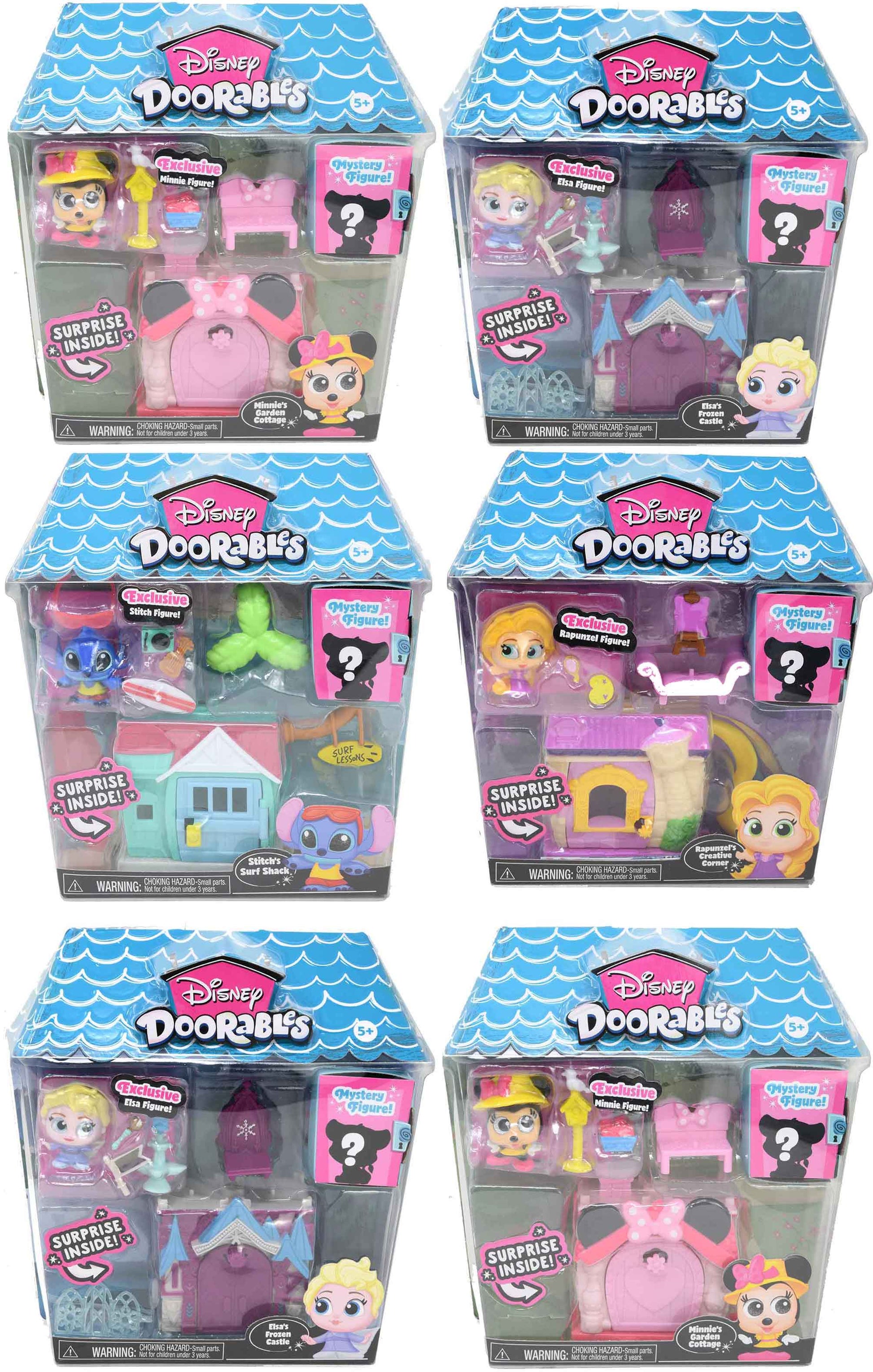 Disney Doorables Mini Playset (Sealed Case of 6)