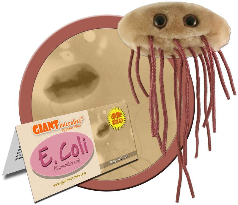 Giant Microbes Plush - E. Coli (Escherichia Coli)