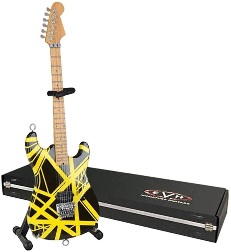 Eddie Van Halen Miniature "Bumblebee" Guitar - Officially Licensed Collectible (EVH-002)