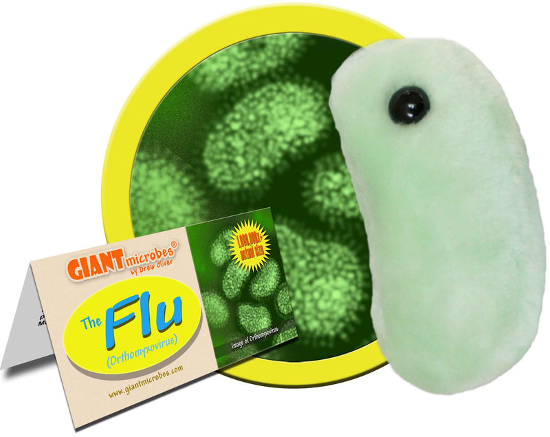Giant Microbes Plush - Flu (Orthomyxovirus)
