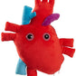 Giant Microbes Plush - Heart Deluxe With Mini Cells Front
