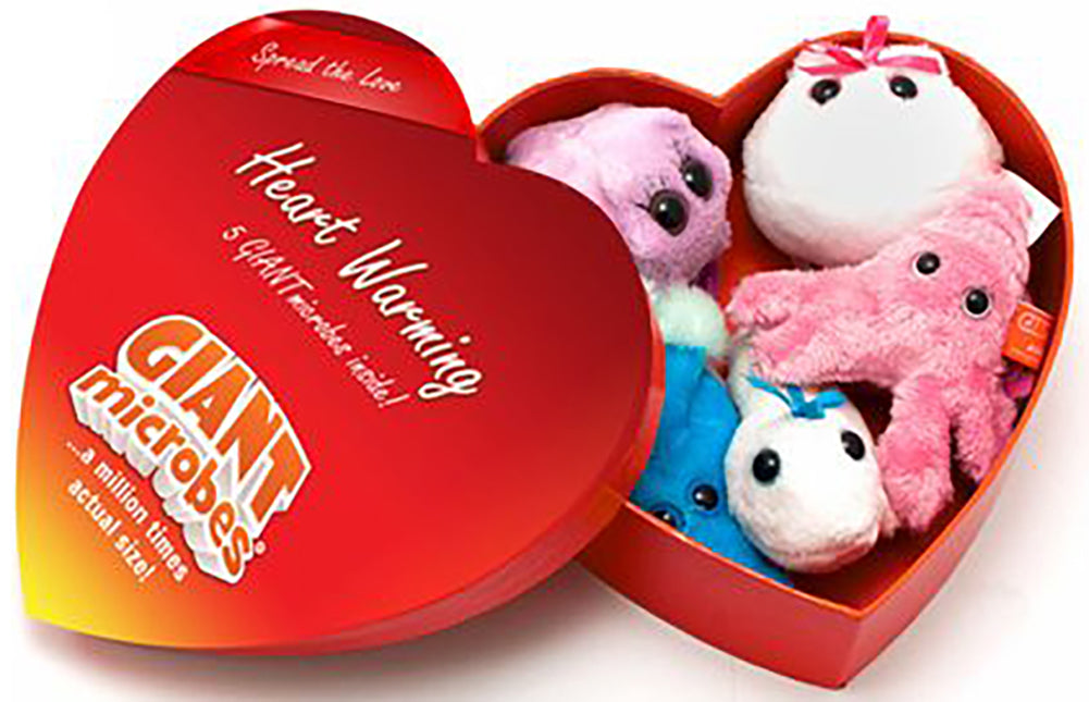 GIANTmicrobes Plush - Heart Warming Mini Microbe Box – Knick Knack Toy ...