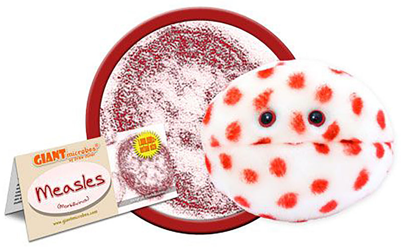 Giant Microbes Plush - Measles (Morbillivirus)