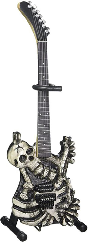 George Lynch Signature Skull & Bones J.FROG Mini Guitar Replica Collectible - Licensed (GL-188)