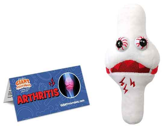 Giant Microbes Plush - Arthritis close up