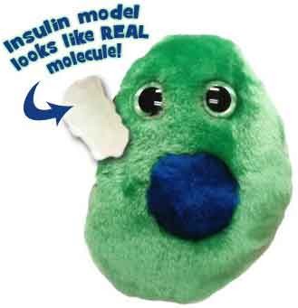 Giant Microbes Plush - Diabetes Beta Cell - Insulin (Β Cells)