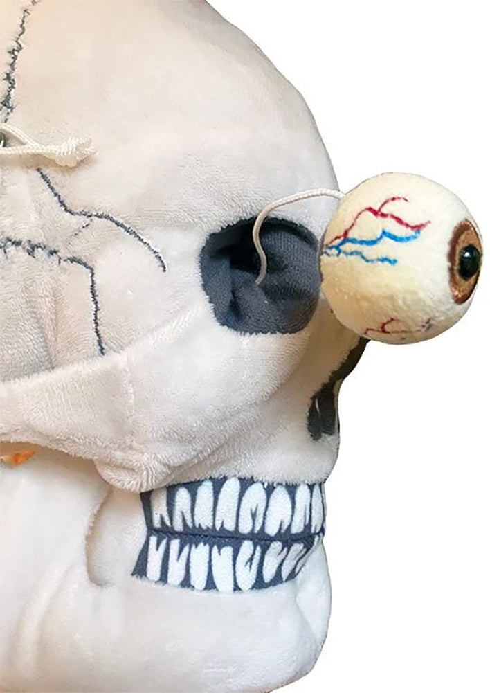 GIANTmicrobes Plush - Deluxe Skull with Minis (Brain, ear, brain cell & eyes) popping eye
