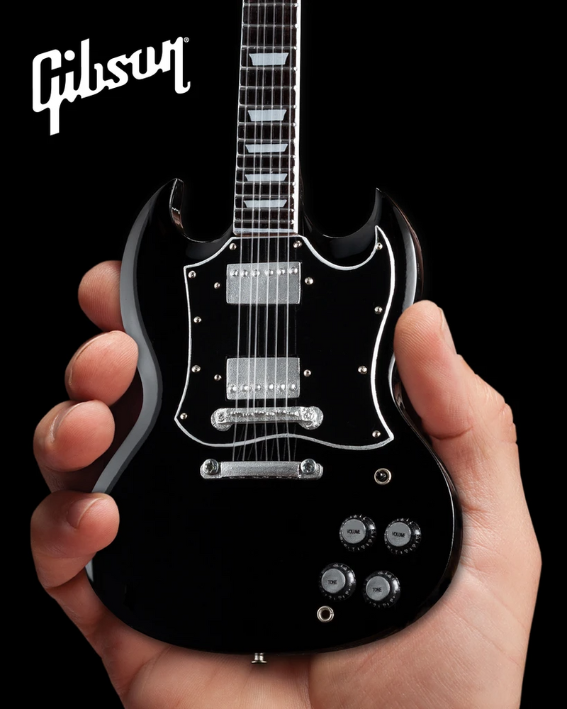 Gibson SG Standard Ebony 1:4 Scale Miniature AXE Guitar Replica - Officially Licensed Collectible (GG-221) the best guitar