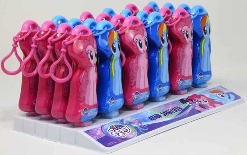 Cotton Candy Scented antibacterial Hand Sanitizer - My Little Pony (Complete set of 24 angled)