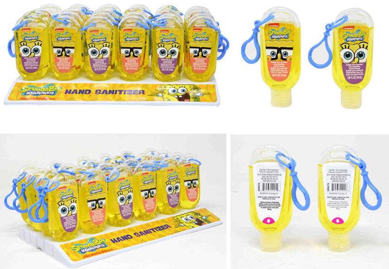Bubble Gum Scented antibacterial Hand Sanitizer - SpongeBob SquarePants all pictures