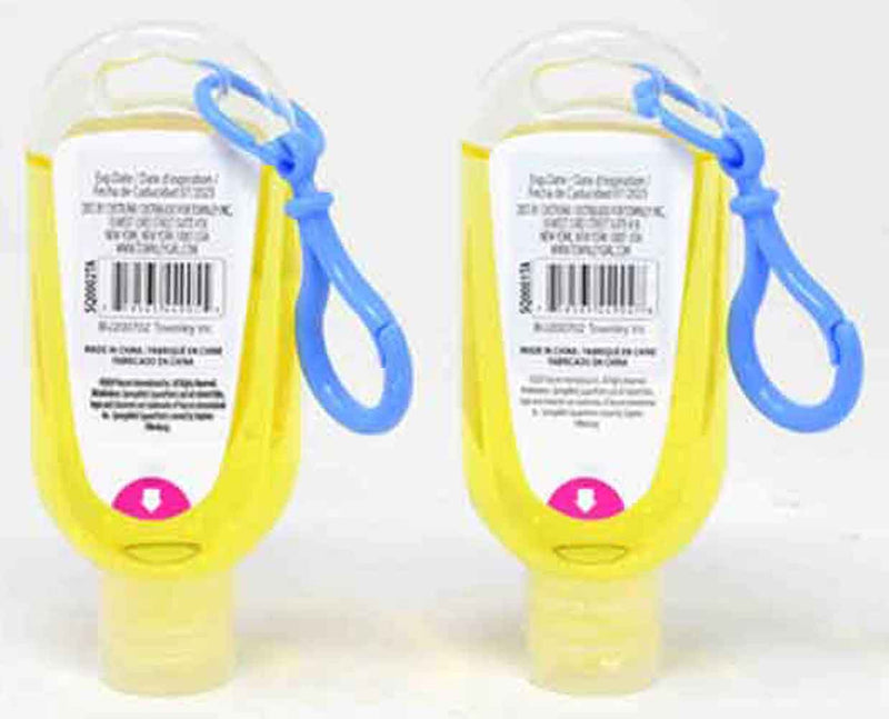 Bubble Gum Scented antibacterial Hand Sanitizer - SpongeBob SquarePants back of package