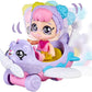 Kindi Kids Minis Rainbow Kate Airplane & Doll flying the plane