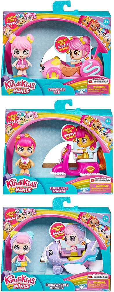Kindi Kids Minis Vehicles (Bundle of 3)Kindi Kids Minis Vehicles (1 Random)
