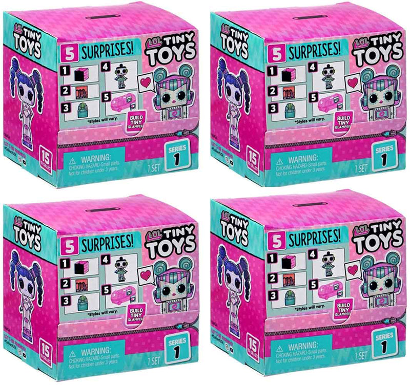 LOL L.O.L Tiny Toys - bundle of 4 boxes