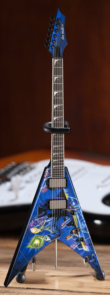 Licensed MEGADETH - Dave Mustaine Signature V Rust In Peace Mini Guitar (2M-M01-5006)