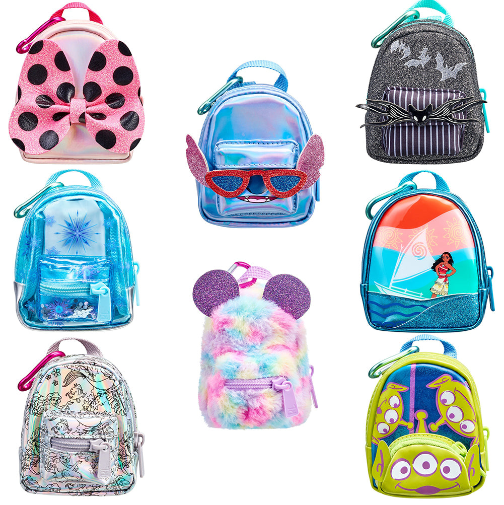 REAL LITTLES Disney Moana Collectible Micro Backpack with 7 Surprises Inside, Assorted