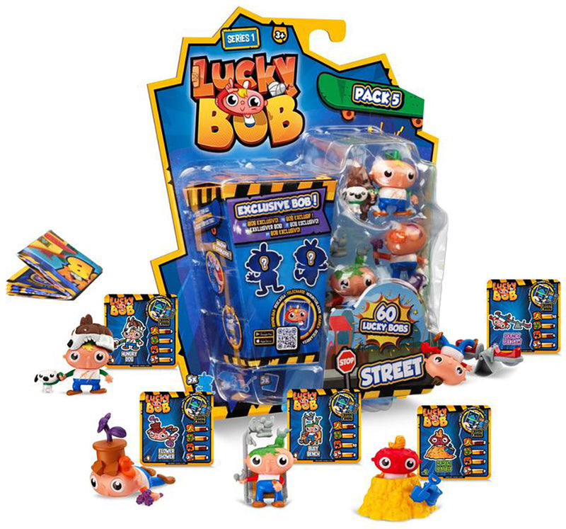 Lucky Bob Mini Figure Series 1 (5-Pack) look inside