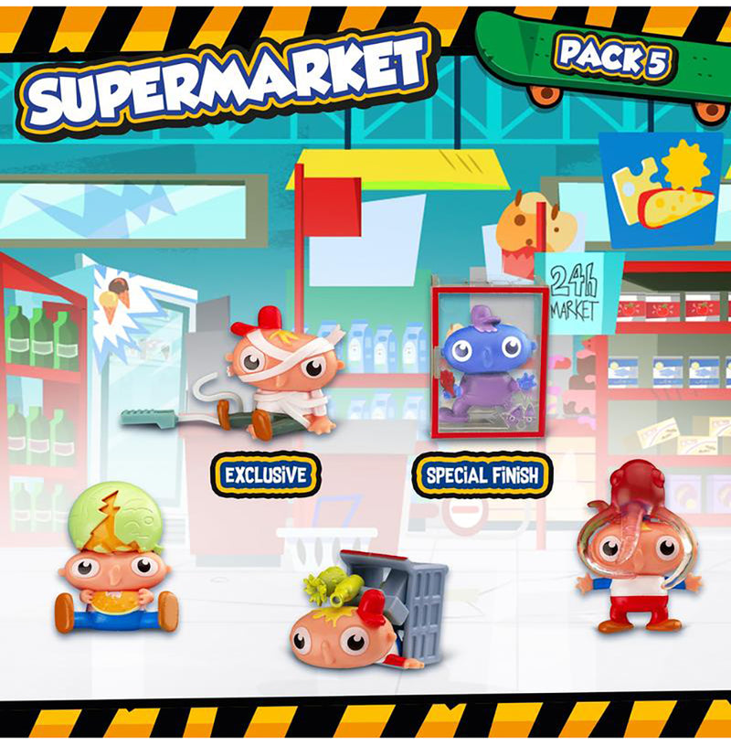 Lucky Bob Mini Figure Series 1 (5-Pack) supermarket