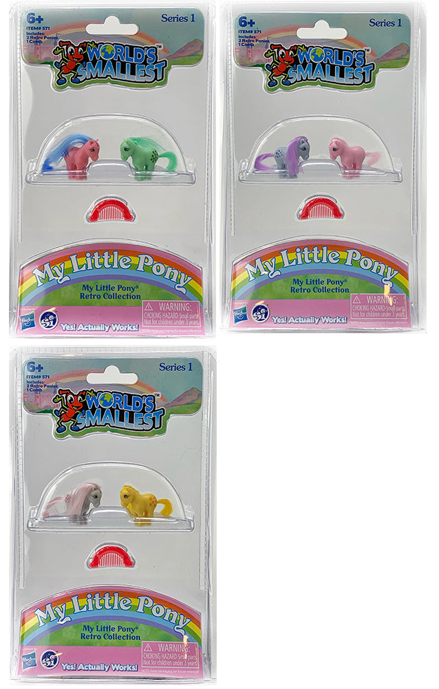 World’s Smallest My Little Pony (Bundle of 3)