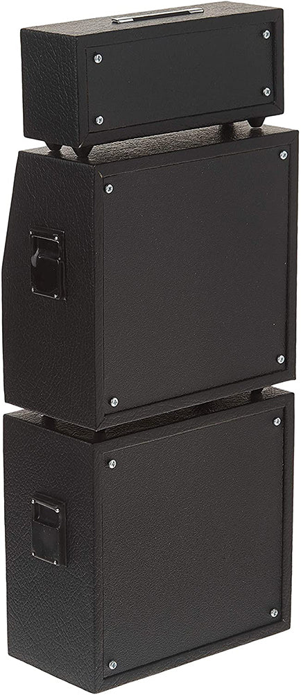 Full Stack Miniature Amp – Classic Black MS Style Speaker Cabinets back