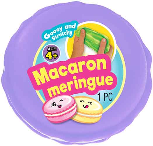 Macaron Meringue Putty - purple
