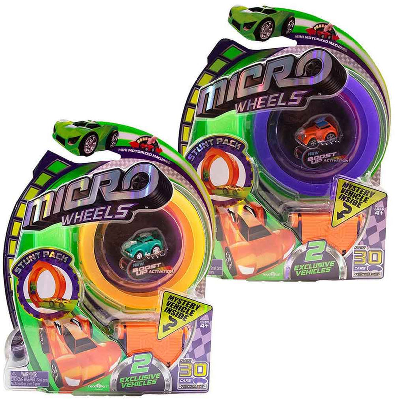 Micro Wheels Stunt Pack (2 Packs - Random Colors)