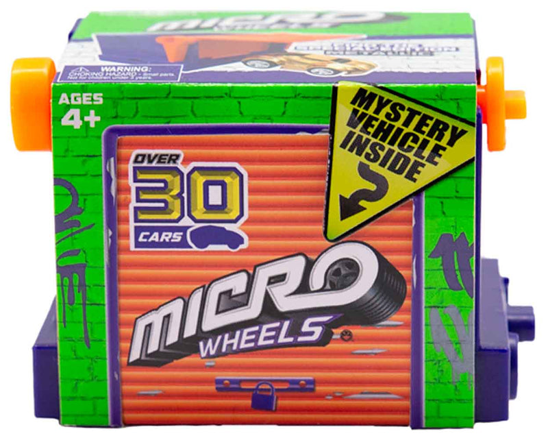 Micro Wheels Stunt Pack plus 1 additional mystery vehicle (Random Colors)