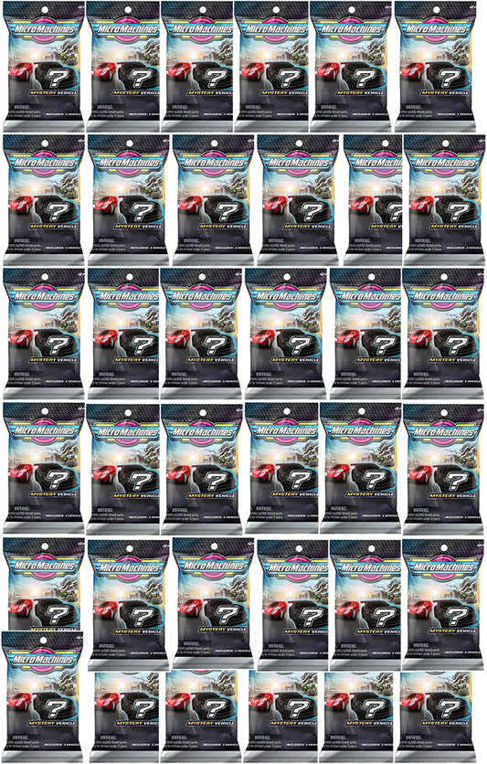 Micro Machines Series Mystery Packs (Sealed Case of 36)