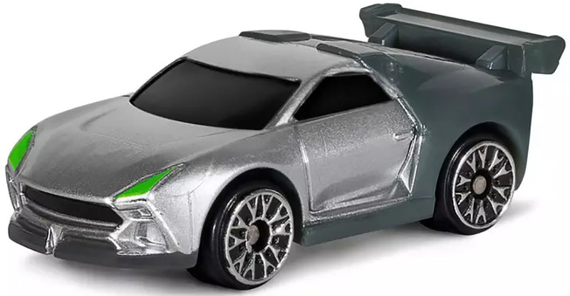Micro Machines Series 1 Mystery Pack (1 RANDOM Vehicle!) silver car green headlights