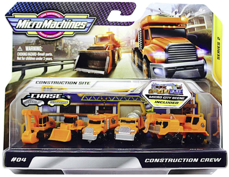 Micro Machines World Pack - Micro City - Construction Crew in package