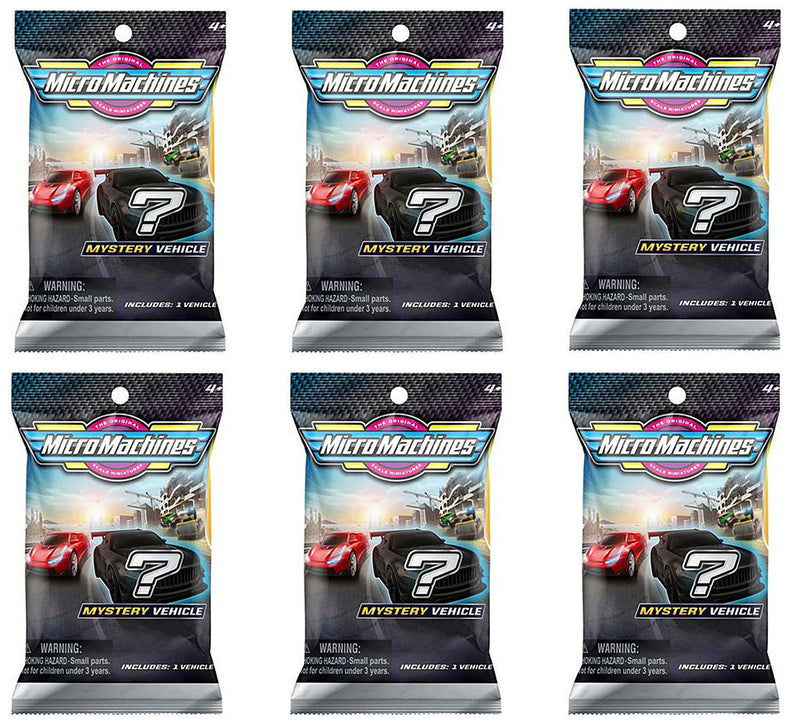 Micro Machines Series Mystery Packs (Bundle of 6)