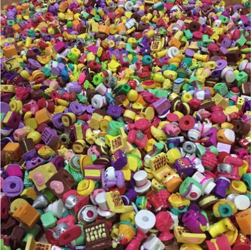 This is a Mixed Lot of 50 random Shopkins that may include items from series 1 through Series 7  No duplicates will be included Will include a mix of Small, Medium and Large