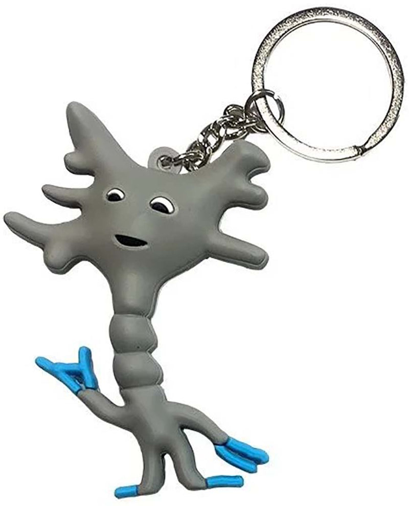 Giant Microbes - Neuron: The Smart Brain Cell Key Chain look inside