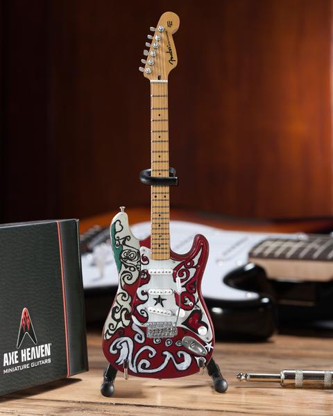 Jimi Hendrix Miniature Fender™ Strat™ "Saville" Guitar Replica Collectible - Officially Licensed (JH-805)