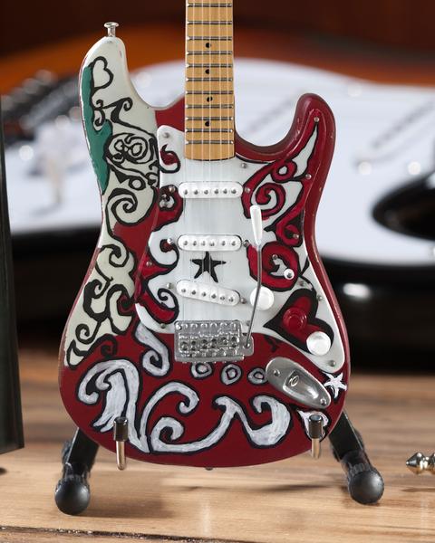 Jimi Hendrix Miniature Fender™ Strat™ "Saville" Guitar Replica Collectible - Officially Licensed (JH-805)