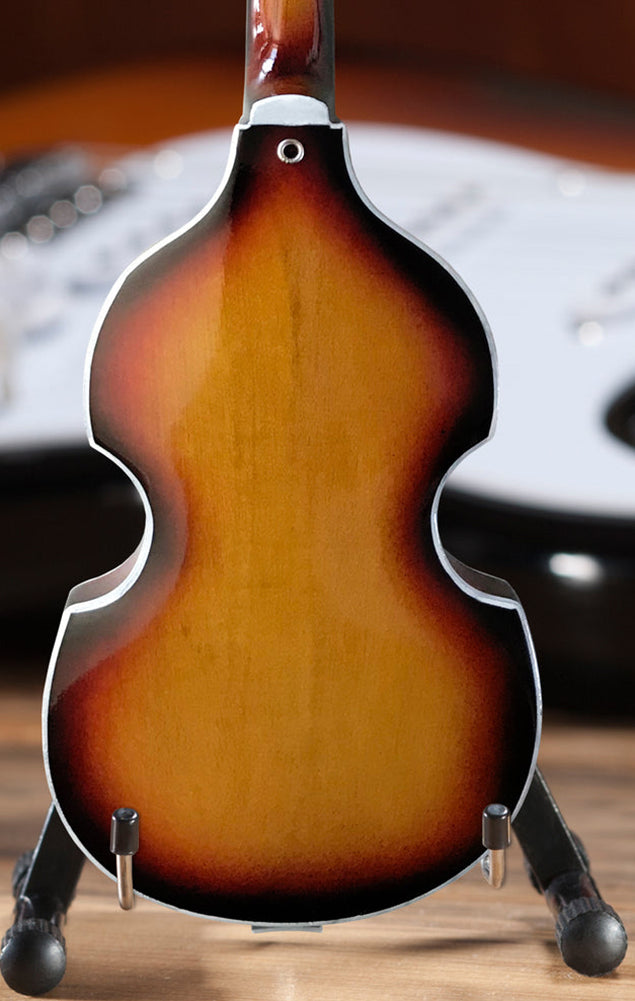 Paul McCartney Original Violin Bass Miniature Guitar Replica - Fab Four (PM-025) back