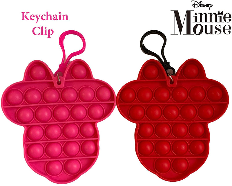 Minnie Mouse Popper Fidget Toy - Red features