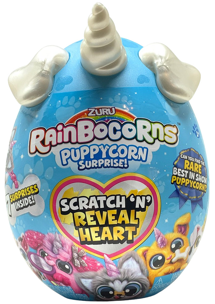 Rainbocorns Sparkle Heart Surprise Series 3 Puppycorns White