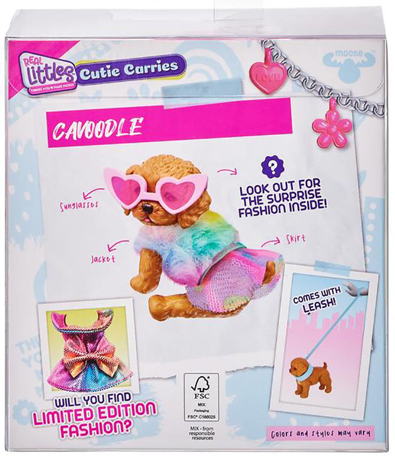 Real Littles Backpacks! Series 5 Puppy in my bag - Back of package