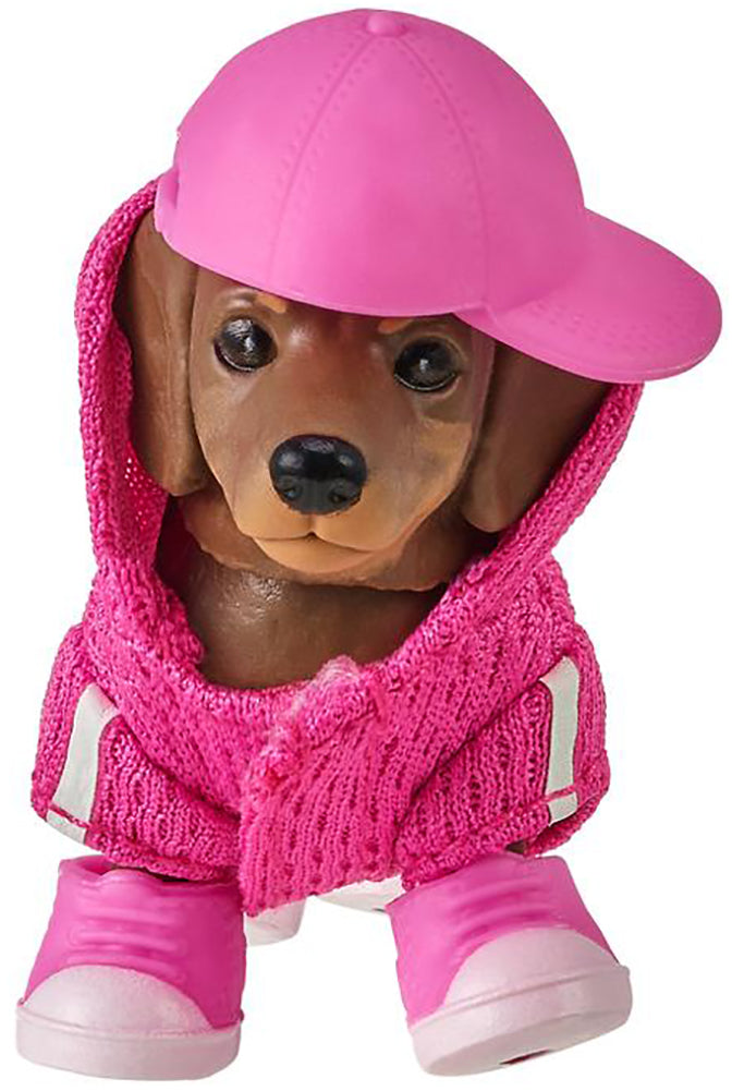 Real Littles Backpacks! Series 5 Puppy in my bag - cute puppy Dachshund close up