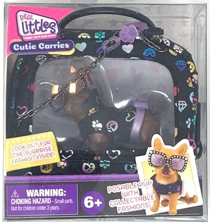 Real Littles Backpacks! Series 5 Puppy in my bag - cute puppy French Bulldog
