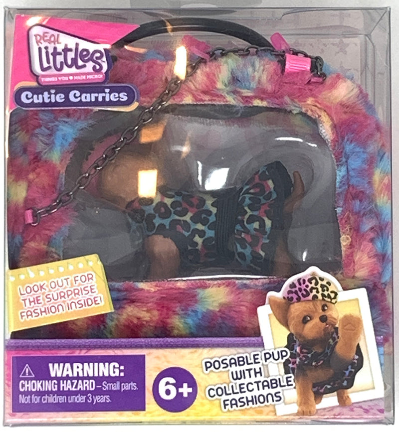 Real Littles, Collectible Micro Puppy Carrier with 1 Micro Puppy